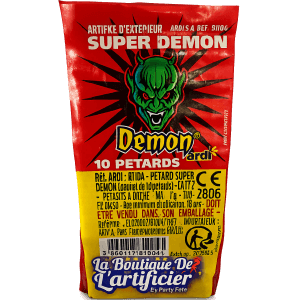 10 PETARDS SUPER DEMON - La Boutique De L'artificier