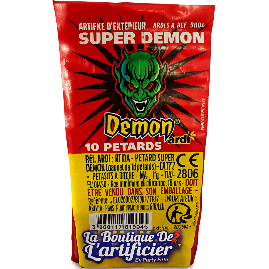 10 PETARDS SUPER DEMON - La Boutique De L'artificier