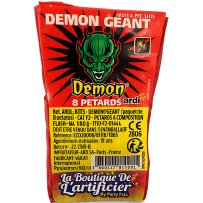 8 PETARDS DEMON GEANT BISON 0 - La Boutique De L'artificier