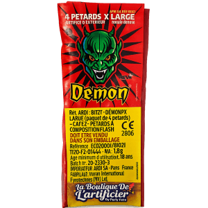 4 DÉMON X-LARGE - La Boutique De L'artificier
