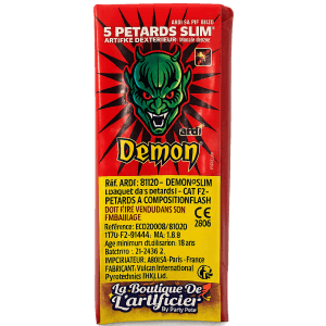 5 PÉTARDS DÉMON SLIM - La Boutique De L'artificier