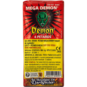 4 PETARDS MÉGA DÉMON BISON 4 - La Boutique De L'artificier