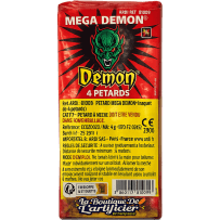 4 PETARDS MÉGA DÉMON BISON 4 - La Boutique De L'artificier