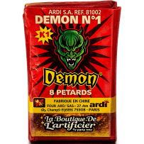 8 PETARDS DEMON NUMERO 1 - La Boutique De L'artificier
