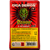 3 PÉTARDS GIGA DÉMON BISON 5 - La Boutique De L'artificier