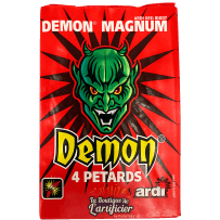 4 PETARDS MAGNUM DEMON BISON 3 - La Boutique De L'artificier