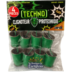 SACHET DE 4 TECHNO - La Boutique De L'artificier