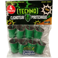 SACHET DE 4 TECHNO - La Boutique De L'artificier