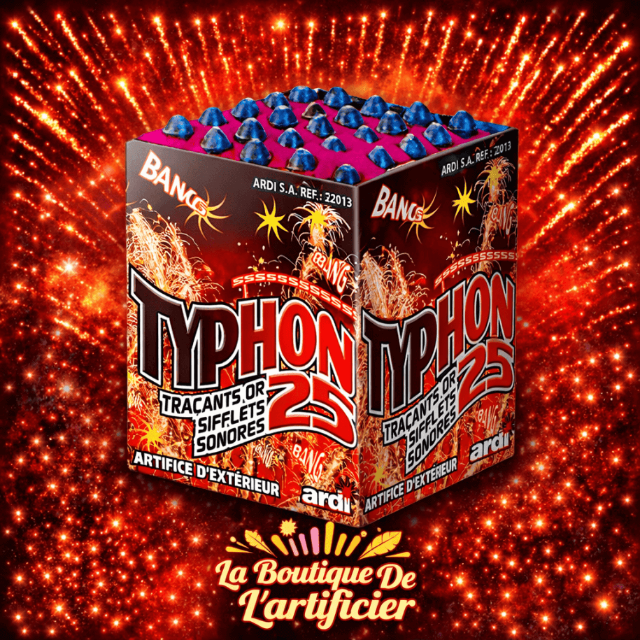 COMPACT TYPHON 25 - La Boutique De L'artificier