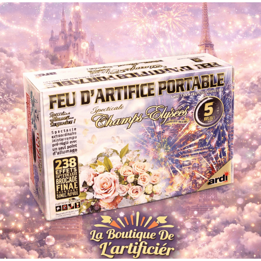 CHAMPS-ÉLYSÉES MARIAGE 5MN MUSICAL - La Boutique De L'artificier