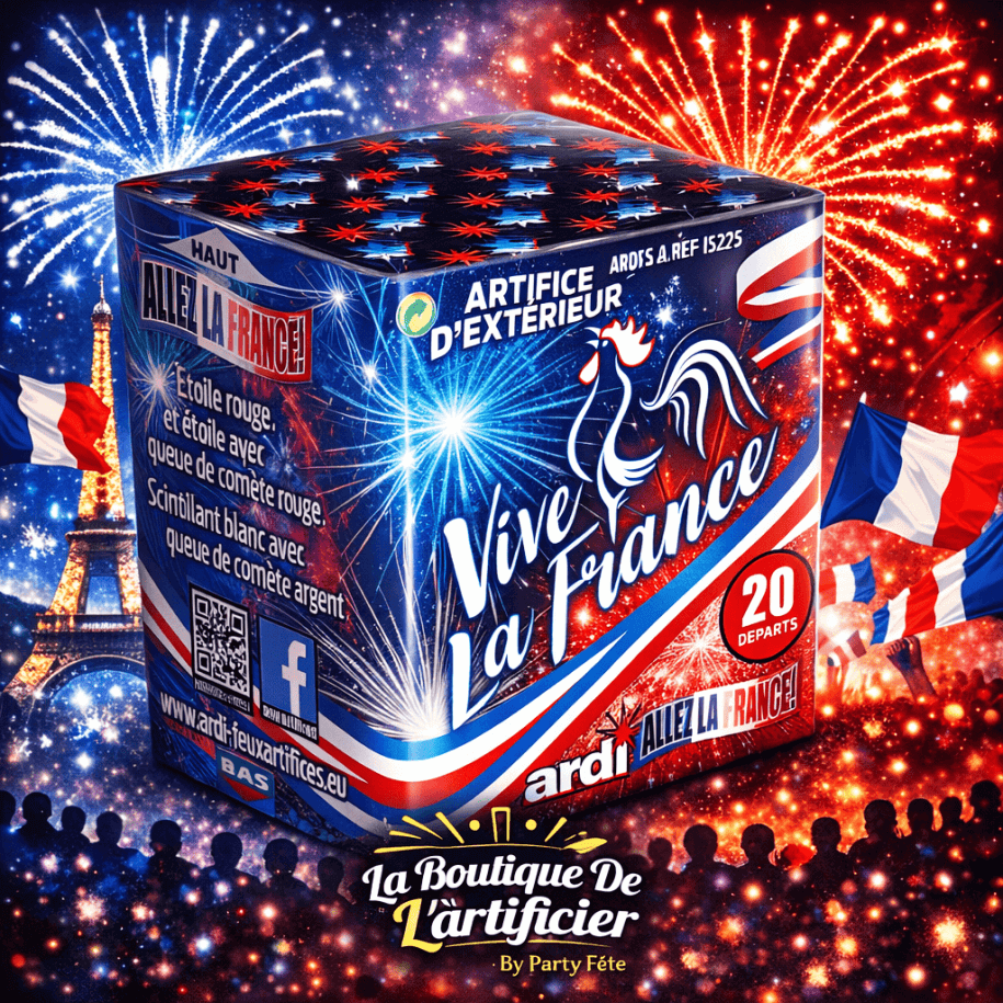 COMPACT VIVE LA FRANCE - La Boutique De L'artificier