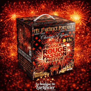 BOUQUET ROUGE PASSION PRESTIGE - La Boutique De L'artificier