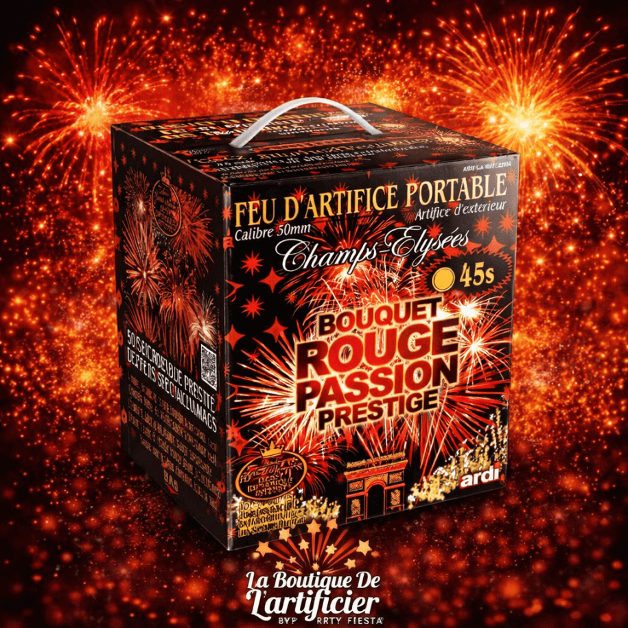 BOUQUET ROUGE PASSION PRESTIGE - La Boutique De L'artificier