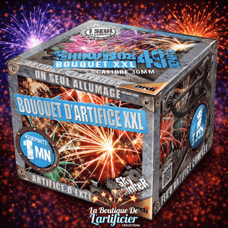 SHOWBOX BOUQUET XXL 1MN - La Boutique De L'artificier