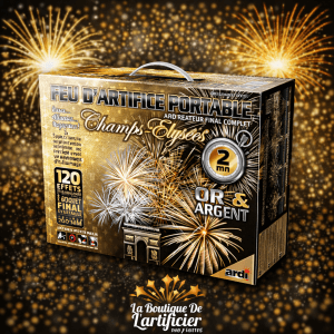 CHAMPS-ÉLYSÉES OR ET ARGENT 2MN - La Boutique De L'artificier