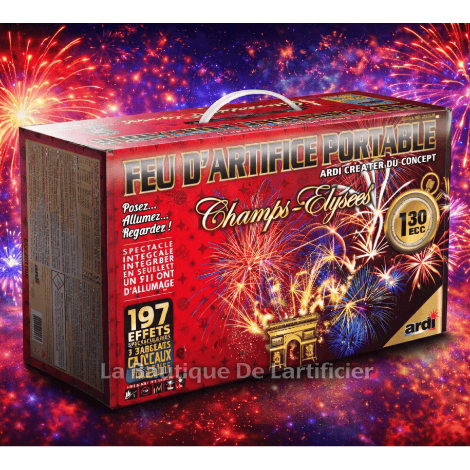 CHAMPS-ÉLYSÉES PRESTIGE 1MN30 MUSICAL - La Boutique De L'artificier