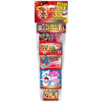 MAD MIX – Assortiment Varié de 35 Artifices en 6 Boîtes F1 - La Boutique De L'artificier