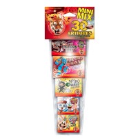MINI MIX – Assortiment Compact de 30 Petits Artifices F1 - La Boutique De L'artificier