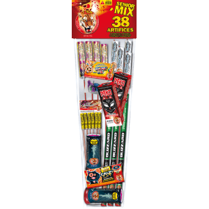 SENIOR MIX – Assortiment de 41 Artifices Variés F2 - La Boutique De L'artificier