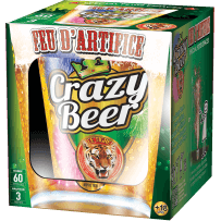 CRAZY BEER – Artifice Original en Forme de Pinte Multicolore F2 - La Boutique De L'artificier