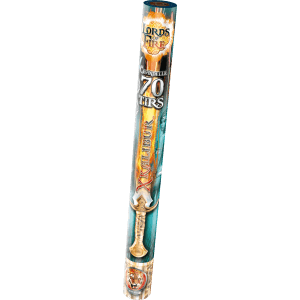 XKalibur – Grande Chandelle 70 Tirs Multicolore F2 - La Boutique De L'artificier