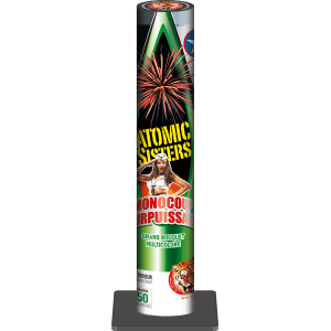 Atomic Sisters – 4 Monocoups 50 mm Ultra Puissants F3 - La Boutique De L'artificier