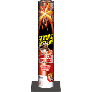 Atomic Sisters – 4 Monocoups 50 mm Ultra Puissants F3 - La Boutique De L'artificier