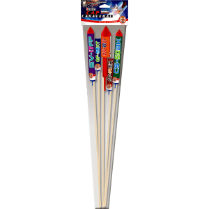 Cap Canaveral – Assortiment de 5 Fusées Différents Calibres F2 - La Boutique De L'artificier
