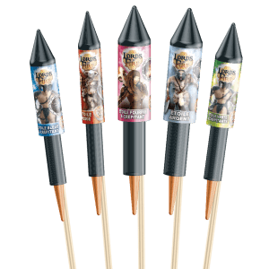 Colynn – Assortiment de 19 Fusées Multicolores et Argentées F2 - La Boutique De L'artificier