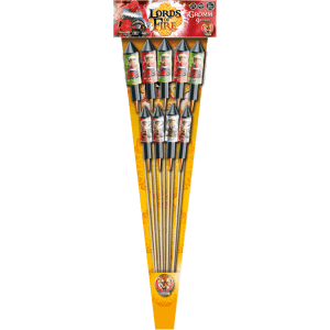 Gromm – Pack de 9 Fusées Gros Calibres 35 à 45 mm F2 - La Boutique De L'artificier