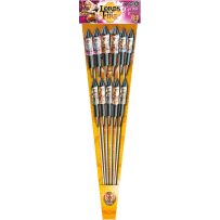 Gadia – Assortiment de 11 Fusées Crépitantes et Argentées F2 - La Boutique De L'artificier