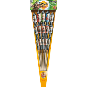 Lothen – Assortiment Premium de 15 Fusées Gros Calibres F2 - La Boutique De L'artificier