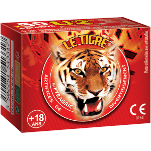Pétards U2 Le Tigre – Boîte de 50 Pétards Sonores F2 - La Boutique De L'artificier