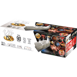 Feu d’artifice automatique Soirée V.I.P. 152 tirs – 90 sec – Batterie spectacle F2 - La Boutique De L'artificier