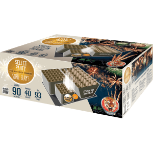 Feu d’artifice automatique Soirée Glam’s 93 tirs – 90 sec – Batterie élégante F2 - La Boutique De L'artificier