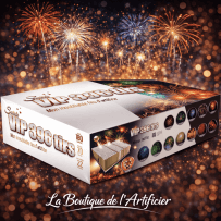 Feu d’artifice automatique Soirée VIP 396 tirs – 180 sec – Batterie spectacle XXL F2 - La Boutique De L'artificier