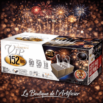 Feu d’artifice automatique Soirée V.I.P. 152 tirs – 90 sec – Batterie spectacle F2 - La Boutique De L'artificier