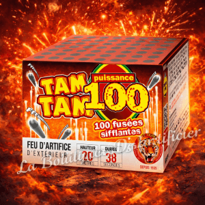 Compact TAM-TAM 2 – 100 Coups de Sifflets Stridents - La Boutique De L'artificier