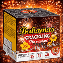 Compact BAHAMAS CRACKLING – Effets Colorés et Crépitements Sonores - La Boutique De L'artificier