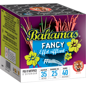 Compact BAHAMAS FANCY – Comètes Traçantes Sifflantes et Tourbillonnantes - La Boutique De L'artificier
